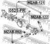 FEBEST MZAB-092 Control Arm-/Trailing Arm Bush